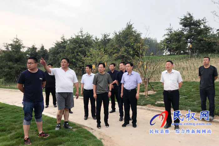 縣委書記姬脈常調(diào)研安瀾湖公園工程進(jìn)展情況 縣委書記姬脈常調(diào)研安瀾湖公園工程進(jìn)展情況