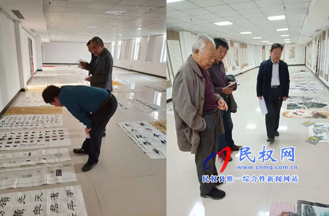 縣文聯(lián)舉行建縣90周年書畫展評選活動 縣文聯(lián)舉行建縣90周年書畫展評選活動