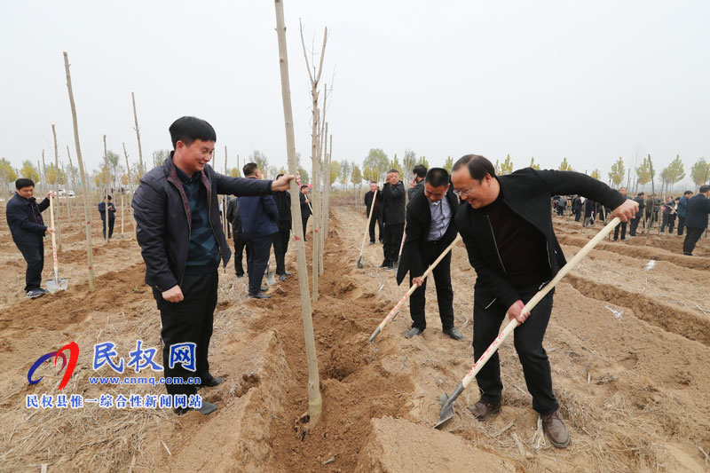 縣四家領(lǐng)導(dǎo)參加冬季義務(wù)植樹活動 縣四家領(lǐng)導(dǎo)參加冬季義務(wù)植樹活動