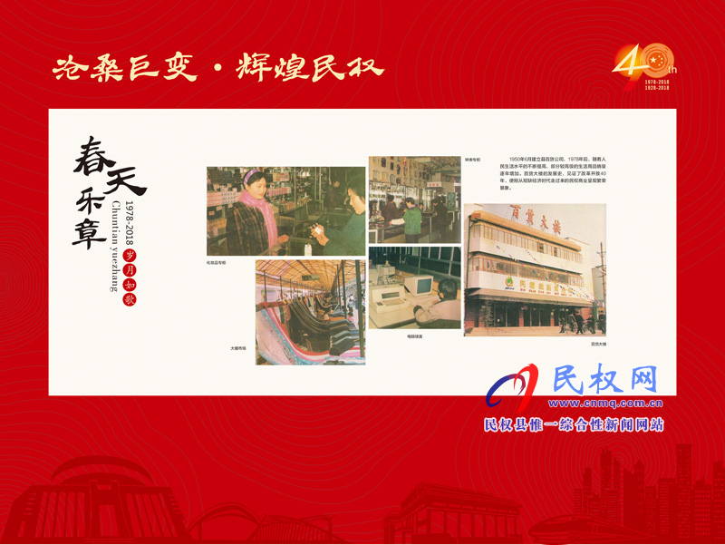 滄桑巨變?輝煌民權(quán) 民權(quán)縣慶祝改革開放40周年暨建縣90周年大型圖片展 滄桑巨變?輝煌民權(quán) 民權(quán)縣慶祝改革開放40周年暨建縣90周年大型圖片展