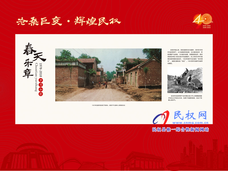 滄桑巨變?輝煌民權(quán) 民權(quán)縣慶祝改革開放40周年暨建縣90周年大型圖片展 滄桑巨變?輝煌民權(quán) 民權(quán)縣慶祝改革開放40周年暨建縣90周年大型圖片展