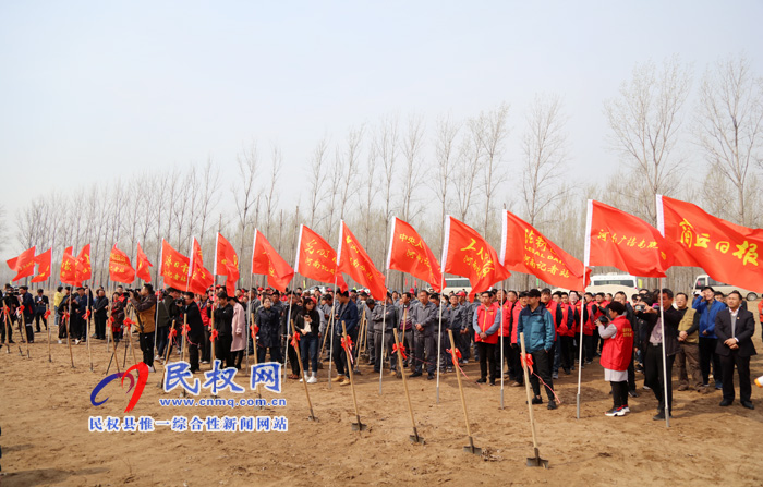 共植媒體林 同迎故道春——省委常委、宣傳部長江凌蒞民植新綠、造“媒林”