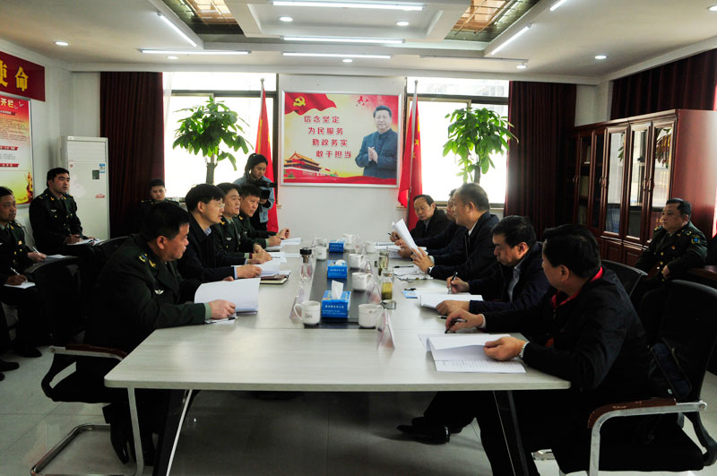 省人防辦黨組書記、主任賈宏偉到我縣調(diào)研人防項目建設和脫貧攻堅工作