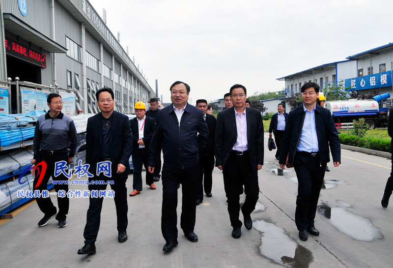 市委常委、常務(wù)副市長吳祖明到我縣調(diào)研重點項目建設(shè)工作