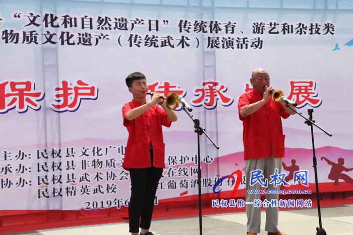 民權(quán)縣舉辦2019年“文化和自然遺產(chǎn)日”非物質(zhì) 文化遺產(chǎn)展演活動