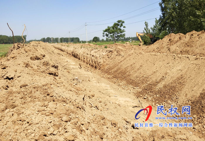 野崗鎮(zhèn)孟莊村挖出一條民生溝、幸福溝