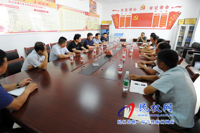 市人大常委會副主任、市總工會主席劉沛到白云寺鎮(zhèn)開展三五基層工作日活動