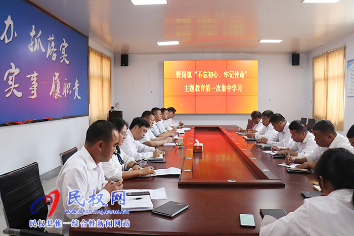 野崗鎮(zhèn)“不忘初心、牢記使命”主題教育第一次集中學(xué)習(xí)正式拉開(kāi)序幕