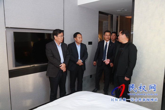 市人大常委會副主任、縣委書記姬脈常查看2019河南·民權第五屆制冷裝備博覽會籌備工作