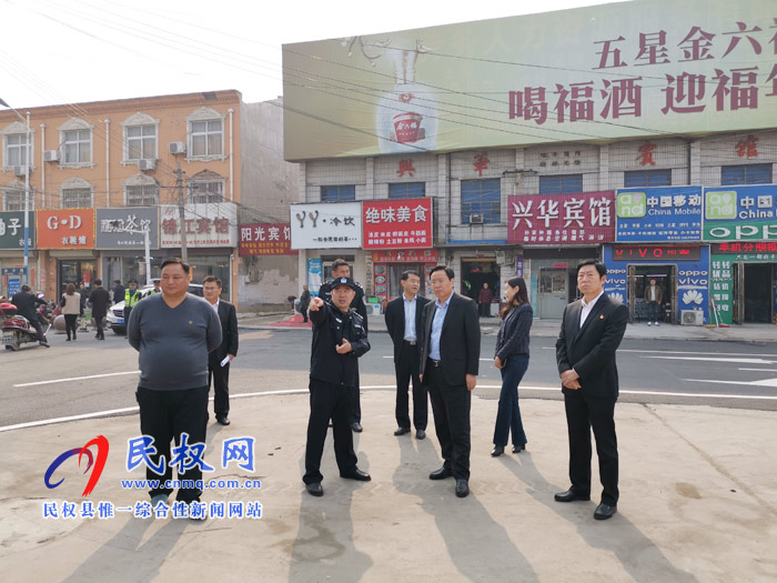 市人大常委會副主任、縣委書記姬脈常督導(dǎo)省級文明城創(chuàng)建工作