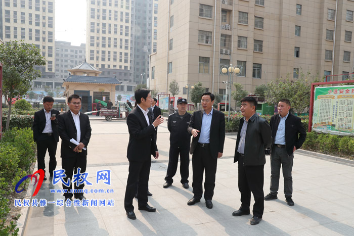 市人大常委會副主任、縣委書記姬脈常督導(dǎo)省級文明城創(chuàng)建工作