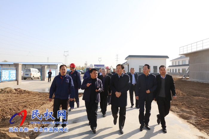 市人大常委會副主任、縣委書記姬脈常調(diào)研我縣部分重點民生工程建設和管理情況
