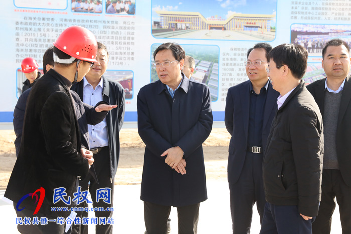市人大常委會副主任、縣委書記姬脈常調(diào)研我縣部分重點民生工程建設和管理情況
