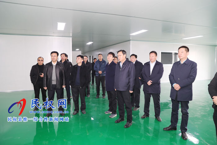 市人大常委會(huì)副主任、縣委書記姬脈常調(diào)研項(xiàng)目建設(shè)進(jìn)展情況