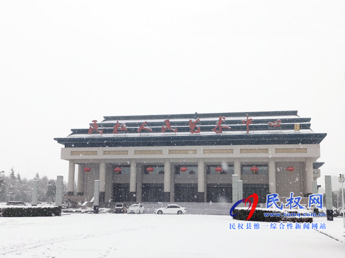 圖說|河南民權(quán)：2020年的第一場(chǎng)雪，太美了吧!