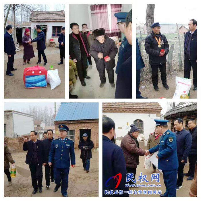 縣委常委、縣人武部政委江靜亞到雙塔鎮(zhèn)慰問老復(fù)員軍人
