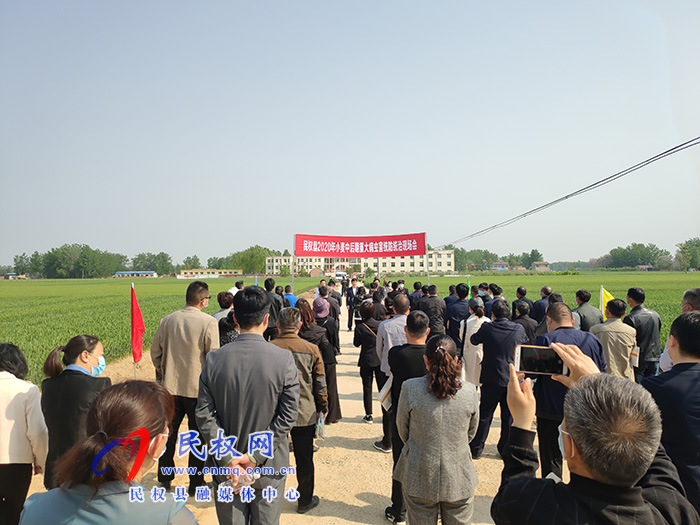 全縣2020年小麥中后期重大病蟲(chóng)害統(tǒng)防統(tǒng)治現(xiàn)場(chǎng)會(huì)召開(kāi) 全縣2020年小麥中后期重大病蟲(chóng)害統(tǒng)防統(tǒng)治現(xiàn)場(chǎng)會(huì)召開(kāi)