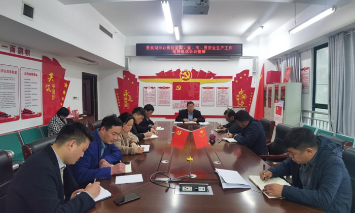 縣規(guī)劃中心傳達(dá)貫徹全國(guó)、省、市、縣安全生產(chǎn)電視電話會(huì)議精神