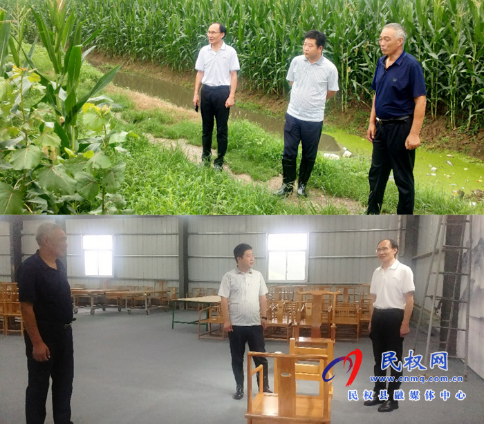 縣領(lǐng)導(dǎo)王雪山到胡集鄉(xiāng)督導(dǎo)防汛抗災(zāi)工作。