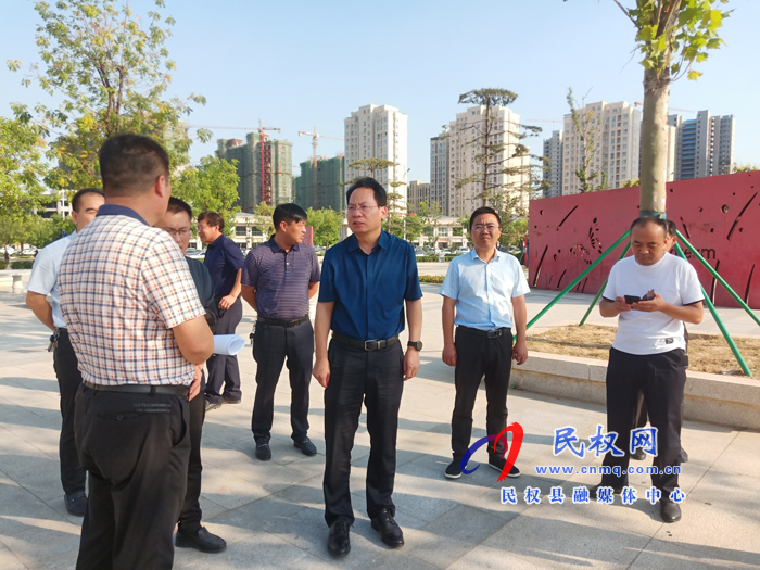 縣委常委、常務(wù)副縣長(zhǎng)李啟峰督導(dǎo)全國(guó)文明城市（提名城市）創(chuàng)建工作