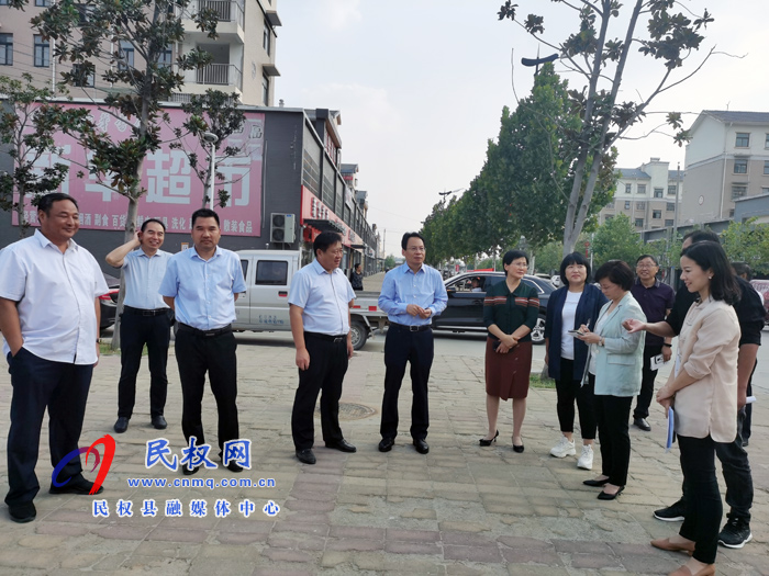 縣委常委、常務副縣長李啟峰督導推進全國文明城市（提名城市）創(chuàng)建工作