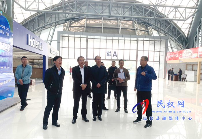 市人大常委會(huì)副主任、縣委書記姬脈常調(diào)研第六屆制冷裝備博覽會(huì)籌備工作