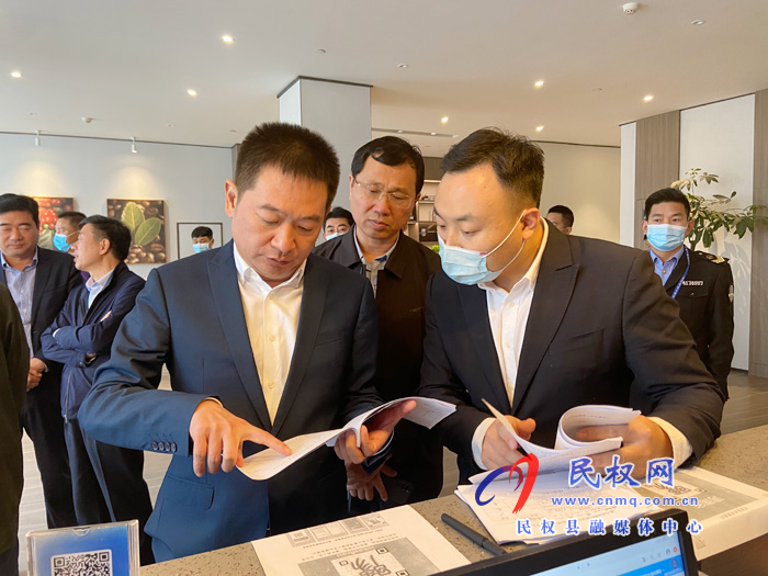 縣委常委、縣委辦公室主任孟亞松查看2020河南?民權(quán)第六屆制冷裝備博覽會后勤保障工作
