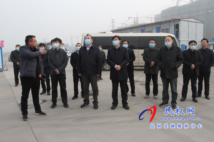 第四季度全市重點項目觀摩團到我縣觀摩重點項目建設(shè)工作