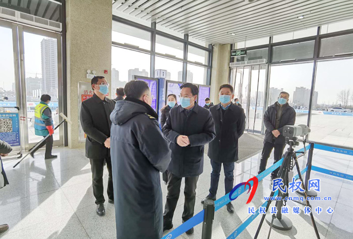 市人大常委會(huì)副主任、縣委書記姬脈常調(diào)研疫情防控工作