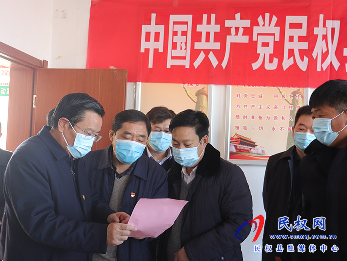 市人大常委會副主任、縣委書記姬脈常調(diào)研村（社區(qū)）“兩委”換屆工作