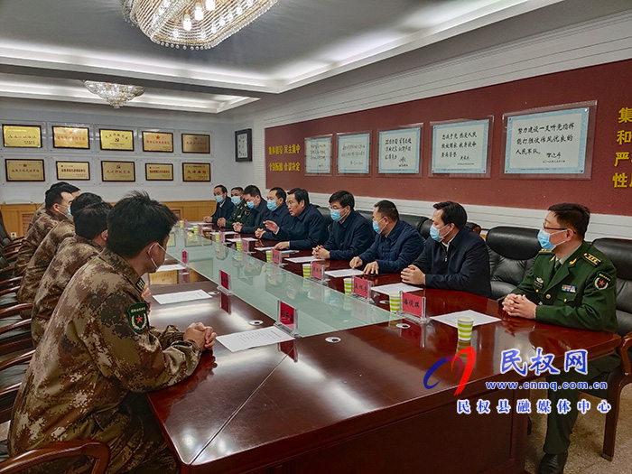市縣領(lǐng)導(dǎo)慰問(wèn)商丘軍分區(qū)官兵