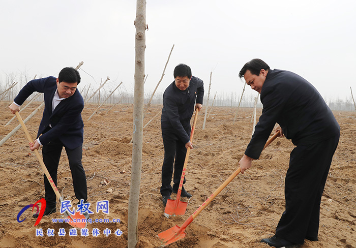 市縣領導參加春季義務植樹勞動 市縣領導參加春季義務植樹勞動
