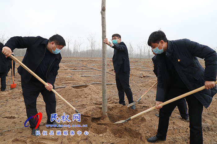 市縣領導參加春季義務植樹勞動 市縣領導參加春季義務植樹勞動