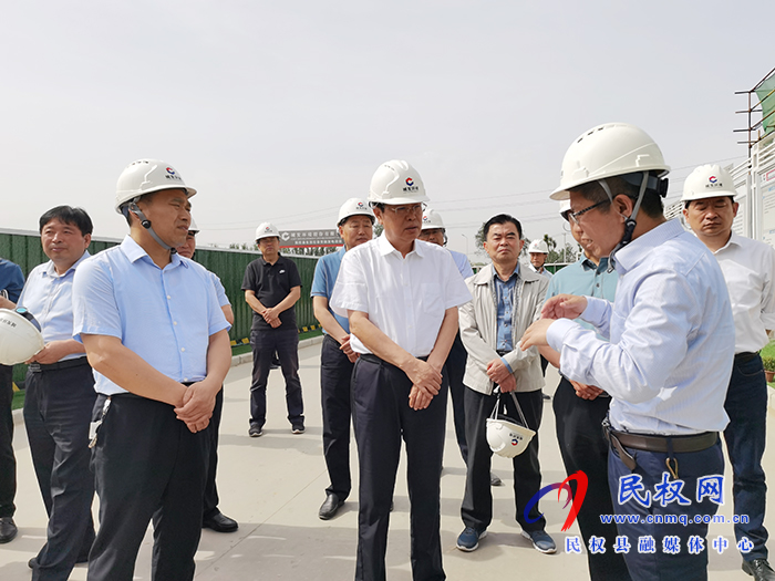 市人大常委會副主任、縣委書記姬脈常調(diào)研我縣重點項目建設(shè)情況