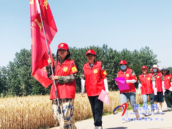 孫六鎮(zhèn):巾幗志愿隊(duì) “三夏”別樣紅 孫六鎮(zhèn):巾幗志愿隊(duì) “三夏”別樣紅