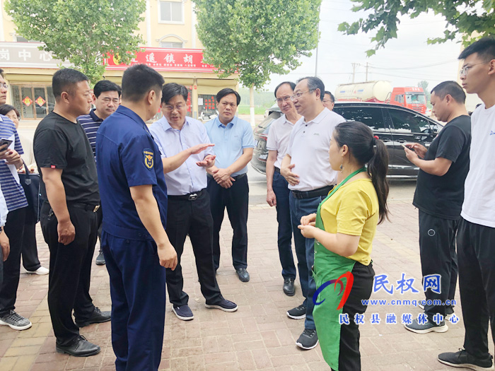 市委常委、常務副市長吳祖明到民暗訪督導安全生產工作