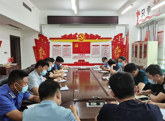 縣規(guī)劃中心傳達(dá)貫徹省、市、縣疫情防控工作電視電話會議精神