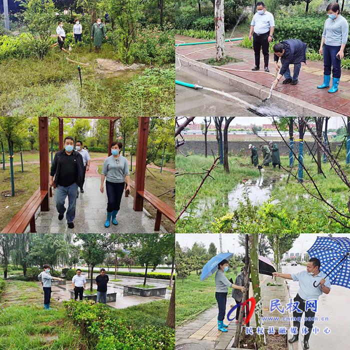 縣園林綠化中心迅速開展排水除澇活動 縣園林綠化中心迅速開展排水除澇活動