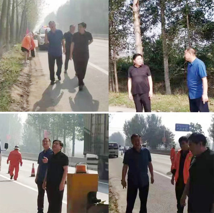副縣長陳進(jìn)領(lǐng)到國省道干線公路督導(dǎo)調(diào)研人居環(huán)境整治工作