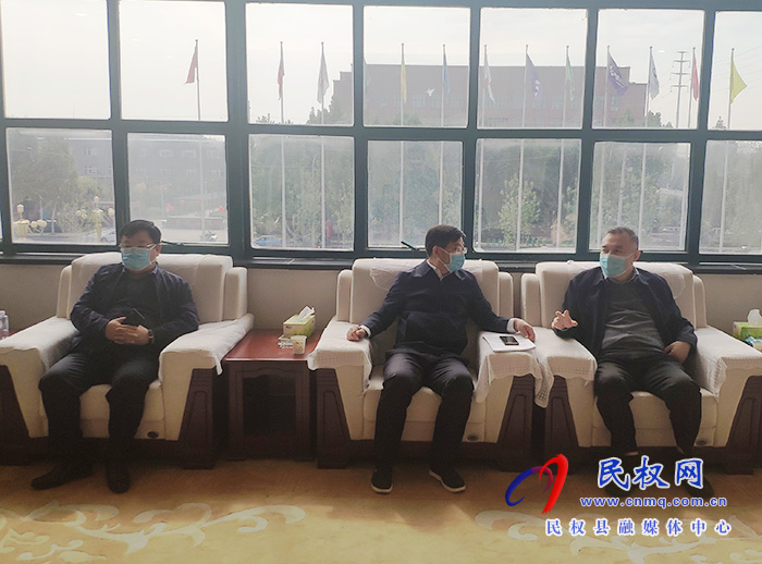 市市場監(jiān)管局黨組書記馬索義到我縣開展萬人助萬企活動