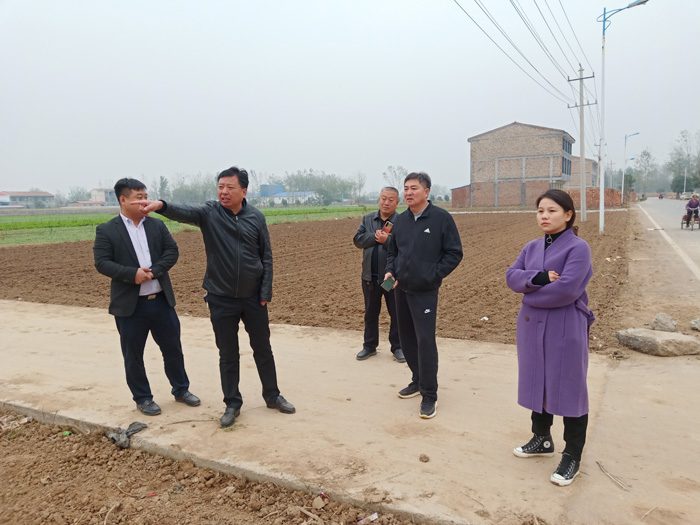 副縣長朱琳、李天樁到老顏集鄉(xiāng)督導脫貧攻堅后評估工作、整村推進和人居環(huán)境整治工作
