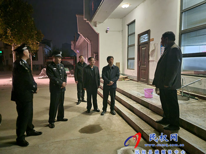 縣委常委、政法委書記陳鴻志督導(dǎo)檢查大走訪、大巡防和安全信訪穩(wěn)定工作