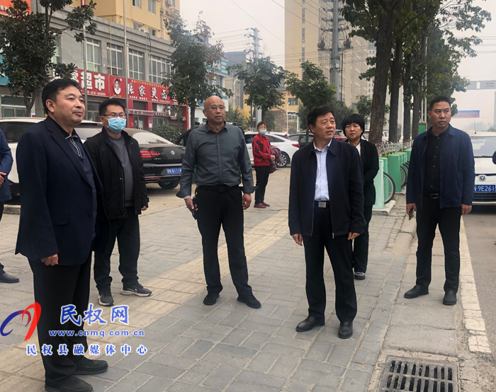 縣領導陳鴻志、陳進領督查交通秩序整治情況