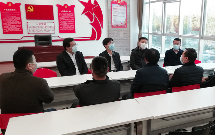 商丘職業(yè)技術學院黨委委員、副校長劉全永到民開展校企合作考察調(diào)研