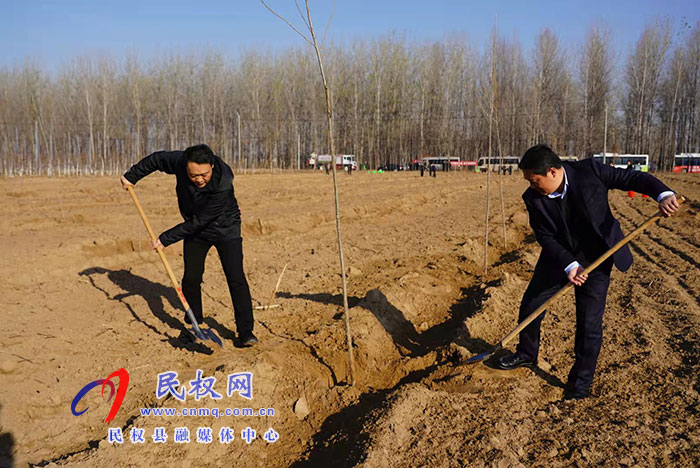 我縣組織開展冬季義務(wù)植樹活動