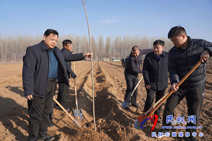 我縣組織開展冬季義務(wù)植樹活動