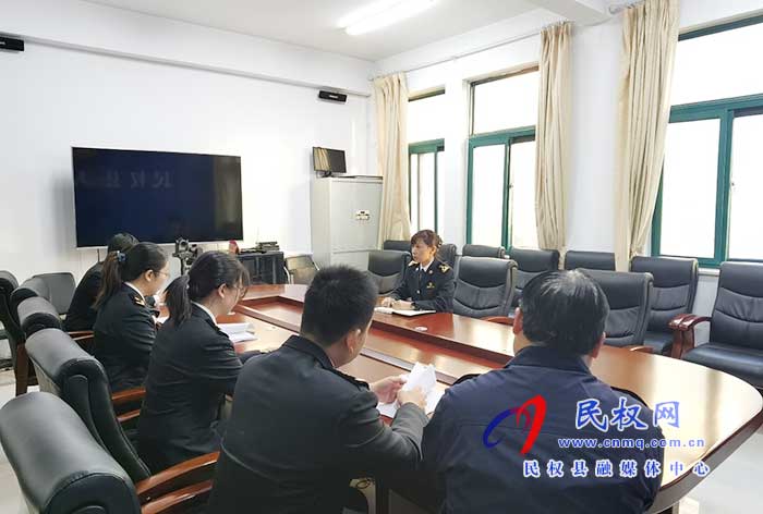 縣委常委、副縣長(zhǎng)于茜主持召開海關(guān)總署駐民權(quán)幫扶工作組年度總結(jié)會(huì)