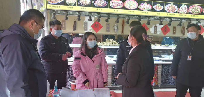 老顏集鄉(xiāng)開(kāi)展疫情防控、安全生產(chǎn)、食品安全檢查