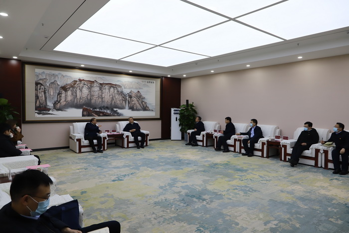 李國(guó)勝擺向陽(yáng)會(huì)見(jiàn)中國(guó)航天設(shè)計(jì)研究院黨委書(shū)記、董事長(zhǎng)馬向東一行
