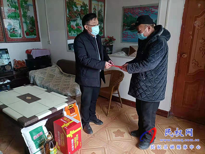 縣委常委、宣傳部長、副縣長畢道喜走訪慰問老黨員、困難黨員和“春蕾女童”